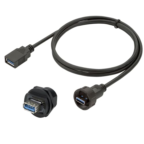 Amazon.co.jp: Entaniya USB Type-A 3.0 防水ケーブル・パネルマウント