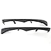 GSRECY Driver and Passenger Side Front Bumper Lower Grille Headlight Filler Trim Moulding Panel Compatible with BMW E46 325i 330i 4 Door 1998-2005