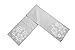 Comfy Hour 13"x72" Silver Snowflake Table Runner