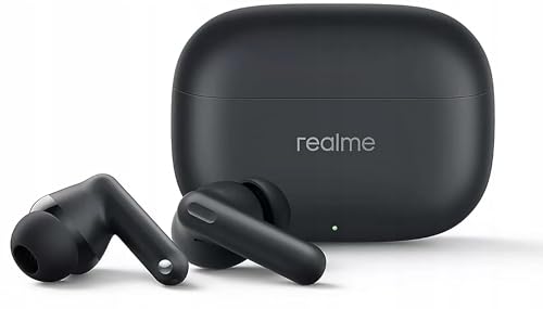 Realme Buds T310 Cuffie Bluetooth Senza Fili Nero Auricolare True Wireless, 32Ω, ANC, 20-20.000Hz