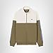 Lacoste Men's Tennis Zipped Colorblock Sweatshirt, Olive/Lapland, Medium