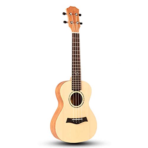 Lss9azznmm Music Laser Engraved Mahogany Concert Ukulele Bundle with Padded Strap and Picks Small Guitar Beginner Single Board Student Adult Girl Child 23 Inch Folk Sakura Musical Instrument
