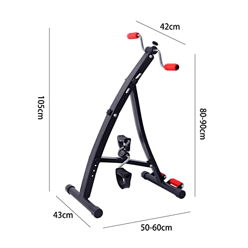 Bicicleta de ejercicio ajustable para brazos y piernas miniatura 2