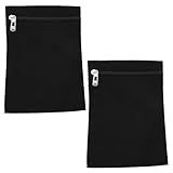 2uds Bolsillos Laterales Cosidos con Cremallera, 21,5x15,5cm se Pueden Coser en el Interior de las Prendas y son Adecuados para Chaquetas de Viaje Abrigos Sudaderas