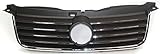 Evan-Fischer EVA17772052523 Grille for Volkswagen Passat 01-05 Black W/Chrome Molding 2.8/4.0L Eng.