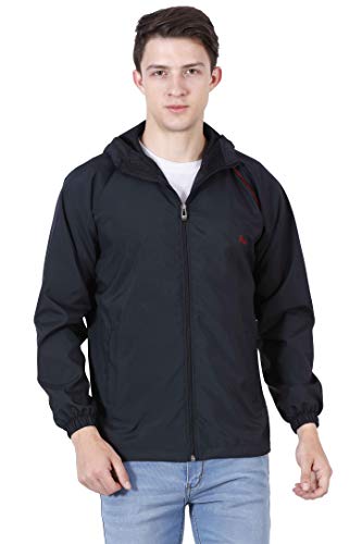 Image of Plutus Windcheater For Men Lightweight Regular Fit Jacket For Men Nylon Wind Cheaters For Men Track Jackets For Men Casual Wear Multipurpose Stylish