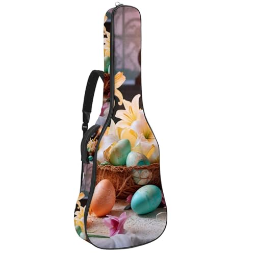 Sac pour guitare étanche de 106,7 cm anti-rayure avec poignée renforcée