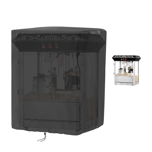 Image of 420D Waterproof Popcorn Machine Cover 21 inchL x 18 inchW x 25 inchH