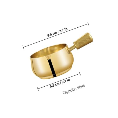 Taza de condimento de acero inoxidable compacta de 60ml para picnic 3