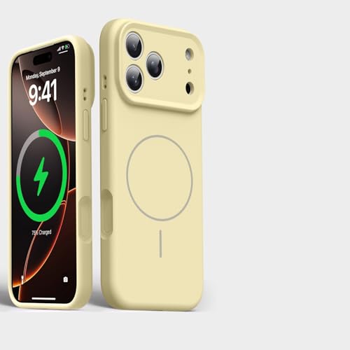 Coque iPhone 17 Air jaune au design magnétique élégant pour illuminer votre quotidien pro
