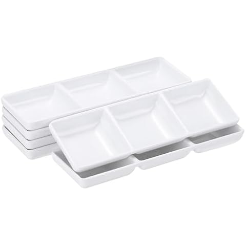 uxcell 6Pcs Square Dipping Bowls Cover