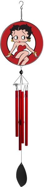 Spoontiques Betty Boop Suncatcher Wind Chimes - Outdoor Garden Décor - Decorative Chimes for Yard, Garden, Backyard and Patio Decoration