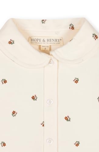 Image of Hope & Henry Girls' Peter Pan Mix Media Top