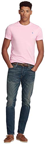 Image of POLO RALPH LAUREN Mens Big & Tall Crew Neck T-Shirt (4XB, Pink)