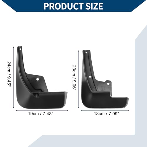 Image of Mud Flaps Splash Guards W /Mount Accessories for Citroen C6 2017-2019 Front Rear Mud Guards 1 Set