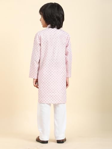 Image of Pro-Ethic Style Developer Boy's Cotton Solid s Kurta Pajama For Kid'S Ethnic Wear | Kurta Pajama Set