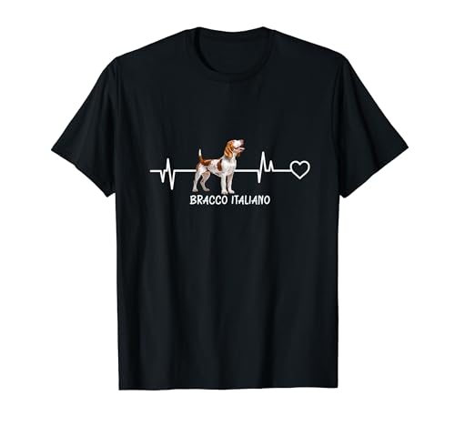 Bracco Italiano Design Bracco Italiano Battito cardiaco Maglietta