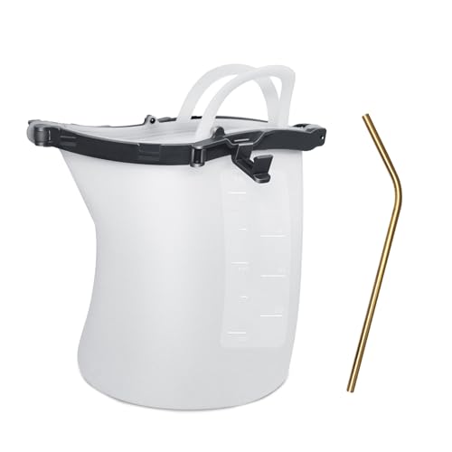 Sac à vin en silicone grande capacité étanche avec paille intégrée pour boisson outdoor
