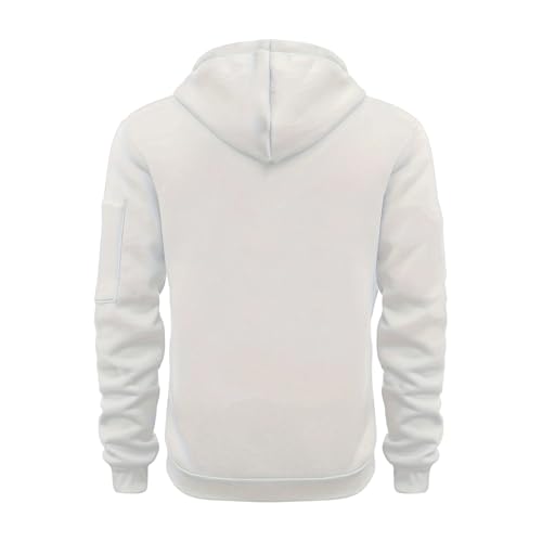 Mens Tactical Hoodies Zip Up - Long Sleeve Fleece Lined Western Style Hoodie with Zipper Pockets Sports Hooded Jacket4