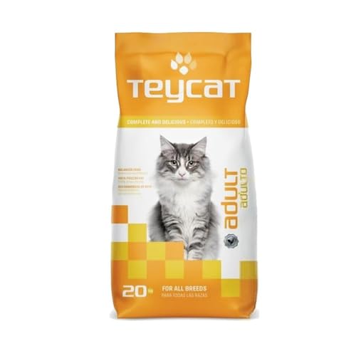 Pienso para Gatos TEYCAT. Alimento Completo para Gatos Adultos (20kg)