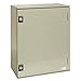 Schneider Electric NSYPLM43PG Poliéster Armario Mural de Monobloque con Placa de Montaje Metálica, IP66, 200mm x 330mm x 430mm, Gris
