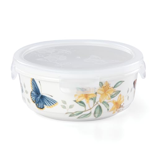 Lenox Butterfly Meadow Round Serve and Store, Large