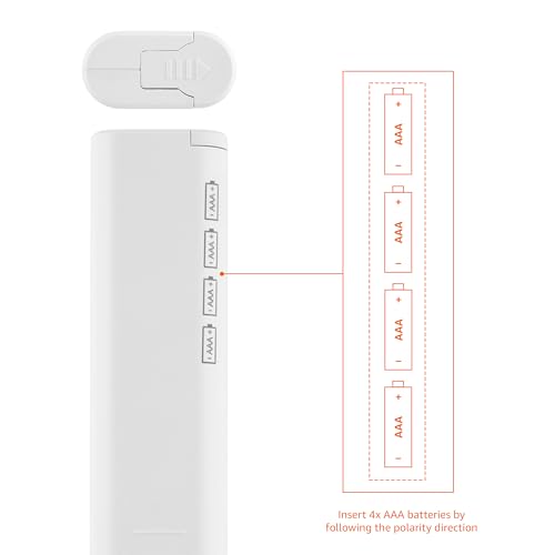 Luces LED Adhesivas Amazon Basics Inalámbricas, 65 Lúmenes, Pack 2