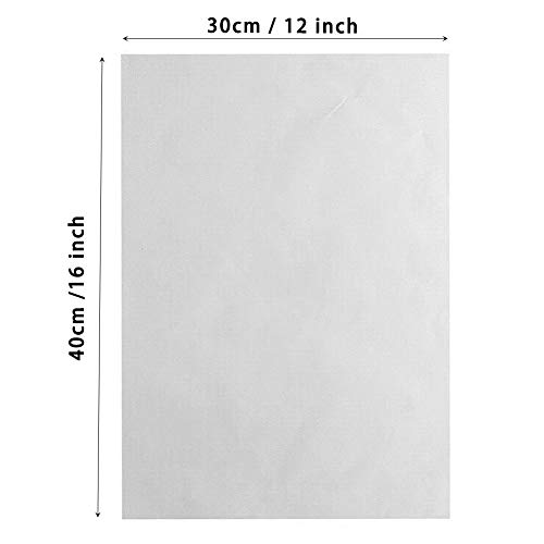 BBQ Grill Mat Set of 10, Non Stick Barbecue Grill Baking Mats Reusable Ovens & Baking Grilling Mats,Easy to Clean,Works on Great Liners for Your Baking Pans or Oven,White