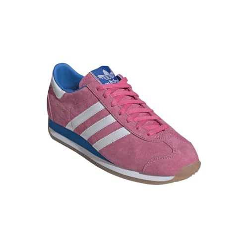 adidas Mens Country Japan Lace Up Sneakers Shoes Casual - Pink, White2