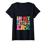 Photo Gallery donna groovy in my parkour nonno era retro freerunning maglietta con collo a v Photo Gallery donna groovy in my parkour nonno era retro freerunning maglietta con collo a v