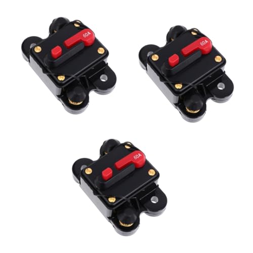 Disyuntor de audio con tapa protectora y sistema de reinicio automático