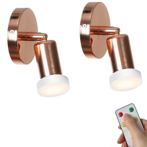 Apliques de pared rústicos en oro rosa con brazo móvil 2