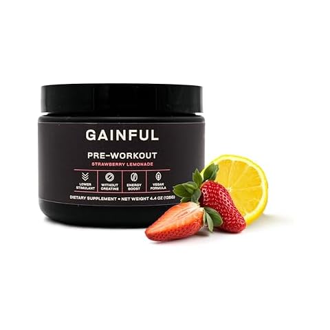 Gainful Pre Workout Powder Strawberry Lemonade Cover