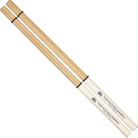 Meinl Stick & Brush Flex Multi-Rod Bundle Specialty Drumsticks for Low Volume Quiet Acoustic Music on Drums/Percussion, Bamboo Dowels, Natural, one Size (SB202) Cover