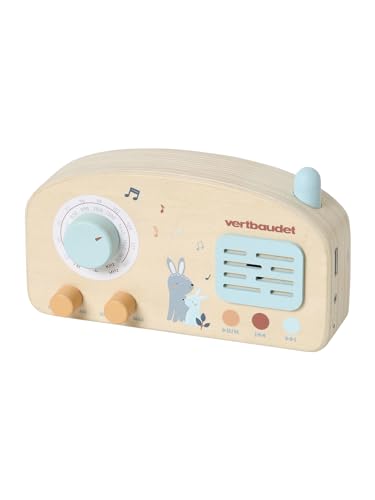 VERTBAUDET Radio Musicale en Bois FSC® Les Amis DE LA FORÊT Bois TU