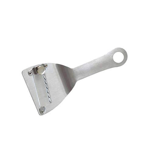 Casiz Zesteur de citron et râpe à fromage, râpe à fromage et zesteur de citron en forme de lame en acier inoxydable, poignée confortable, facile à râper ou à zeste de citron, agrumes, fromage