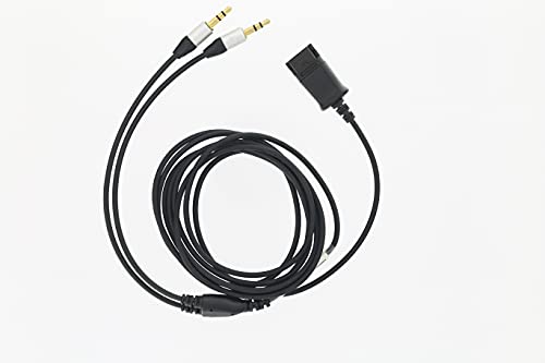 TELLUR Cavo Adattatore QD a 2 x Jack 3,5 mm per