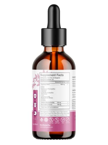 Healthy Genetics HG-WPB-02-01 Liquid Probiotics For Women | Prebiotic + Cranberry + Probiotics thumb #4