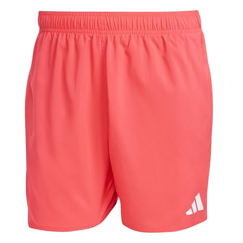 adidas Men's Swim Shorts 5 INCH, Lucid red/White, XXL