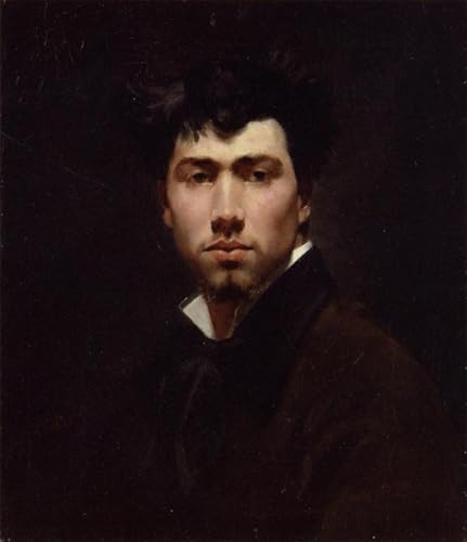 Tableau portrait d'un jeune homme impression toile 60x90cm