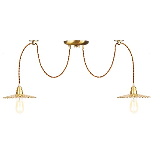 Lampe araignée de plafond pour ajuster la lumière sur les tables décentrées