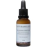 NATURABELAYA Serum Facial Antiarrugas y Despigmentante con BaKuchiol + 8Péptidos. Retinol Natural Reafirma y Unifica Tono. Día y Noche. Piel Madura Sensible. 30ml