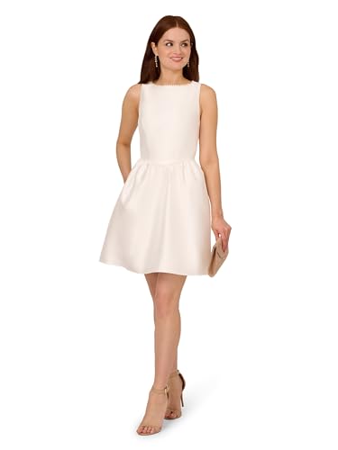 Adrianna Papell Women's Pearl Mikado Dress4