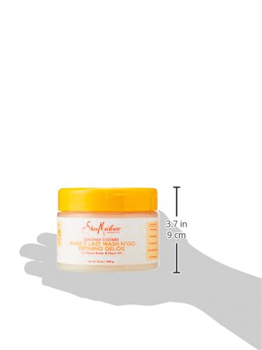 Shea Moisture Coconut Custard Make It Last Wash N Go Defining Gel Oil For Unisex 2.2 oz Gel, B07RXMR3F8, 62.37 ml (Pack of 1) - Image 4