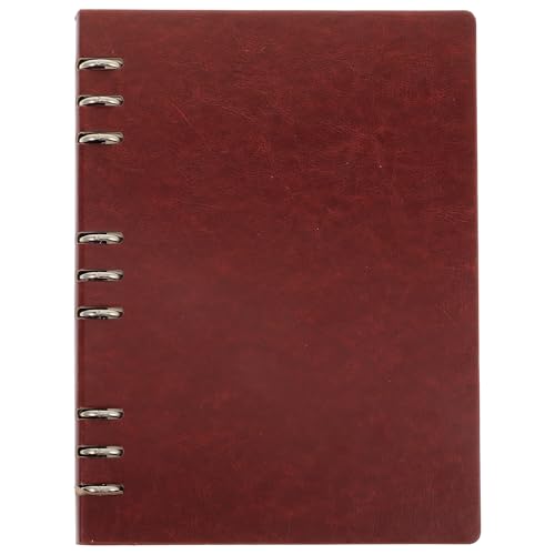 Cuaderno de notas portátil con elegante cubierta de piel PU resistente