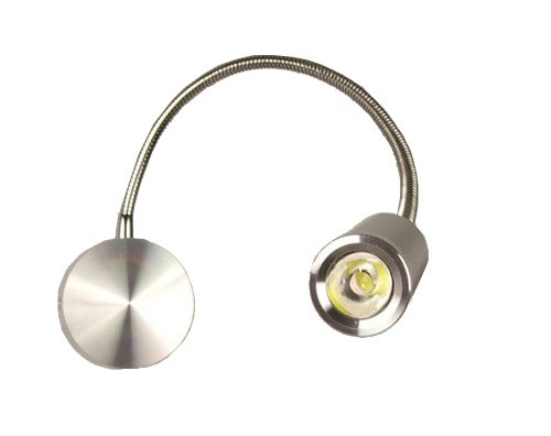 LUMINTURS 3W High Power LED Bulb Indoor Wall Picture Mirror Light Flexible Pipe