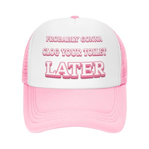 Image of Funny Trucker Hats - Weird Gag Gift for Adults, Inappropriate Joke Baseball Cap, Adjustable Mesh Hat for Men Women