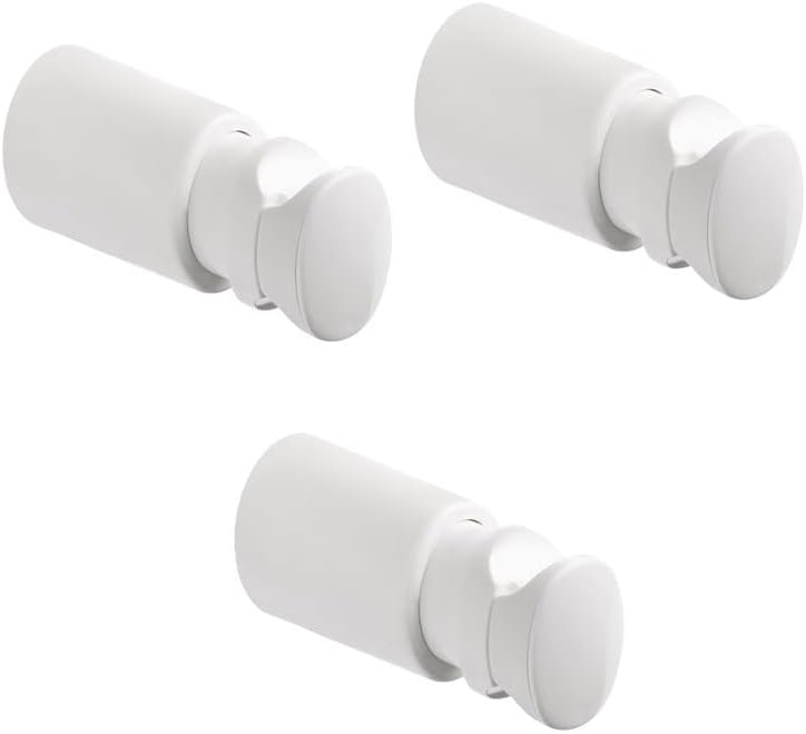 MB 3 étagères de support mural pour radiateurs sèche-serviettes et tubes horizontaux, capacité de charge jusqu'à 90 kg. Système anti-décrochage avancé....