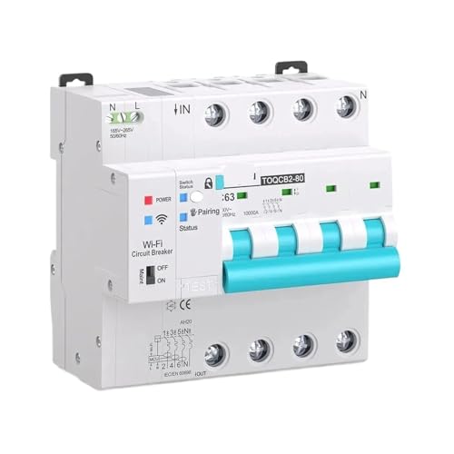 Télécommande Smart Life pour disjoncteur mesure puissance WIFI MCB - 4