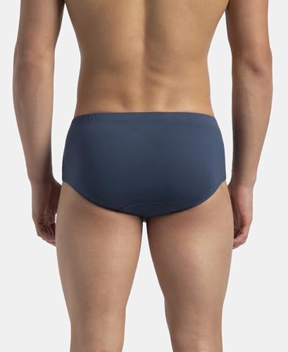 Image of Jockey 8035 Men Super Combed Cotton Solid Brief with Ultrasoft Concealed Waistband (Pack of 2)